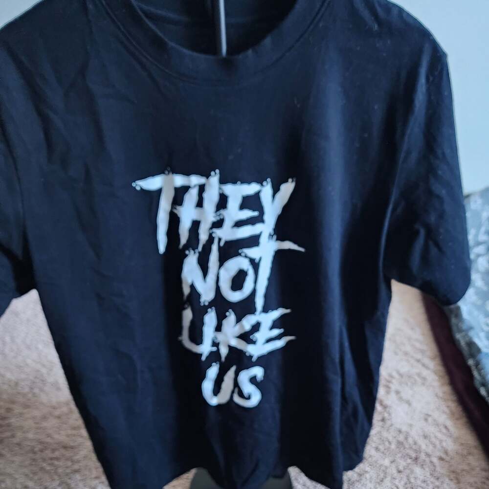 They Not Like Us Graphic Print Crew Neck T-Shirt